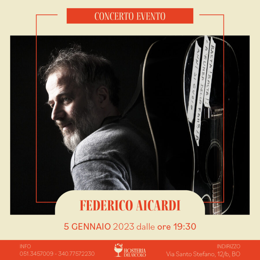 05/01/23 – FEDERICO AICARDI in concerto