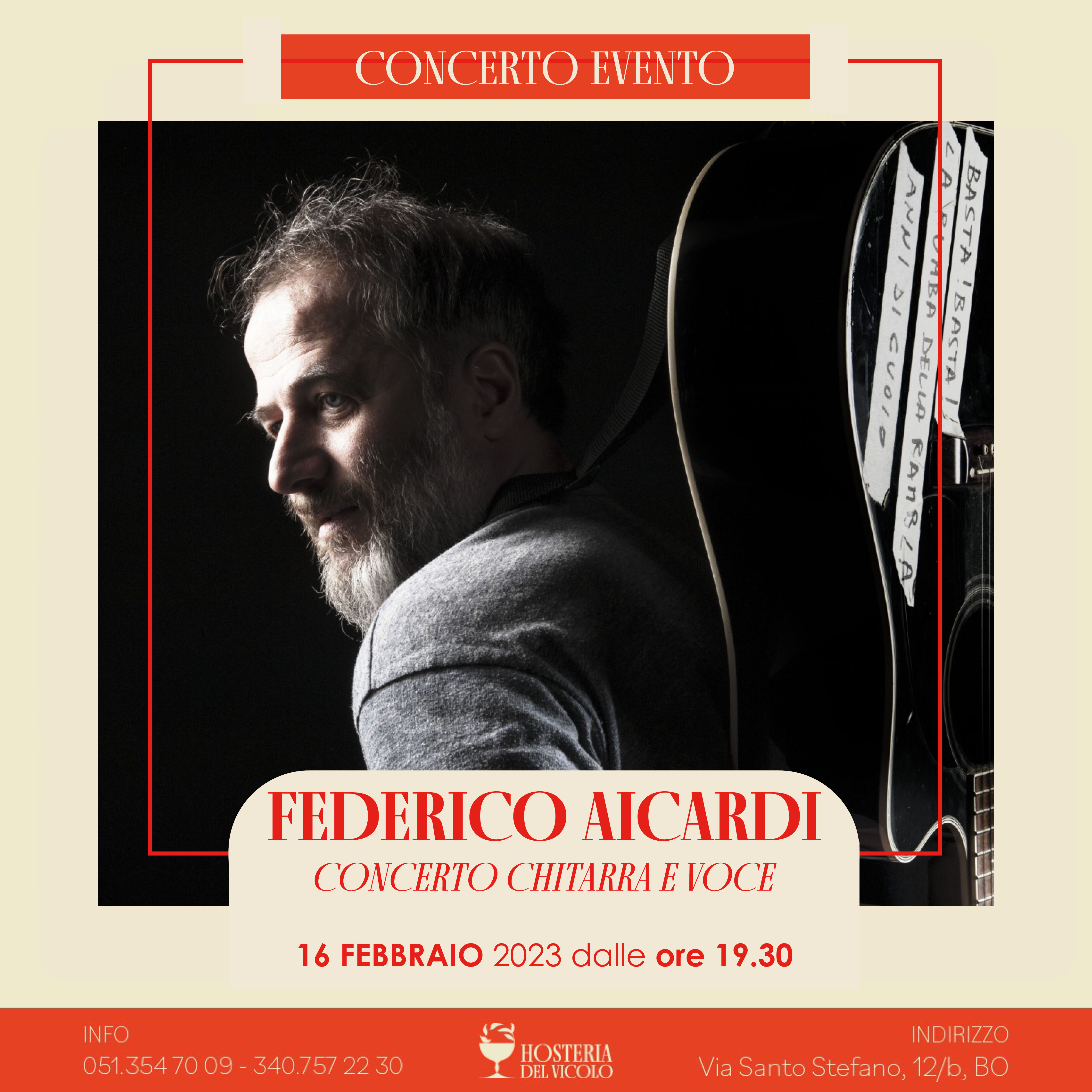 16/02/23 – CONCERTO EVENTO … Federico Aicardi